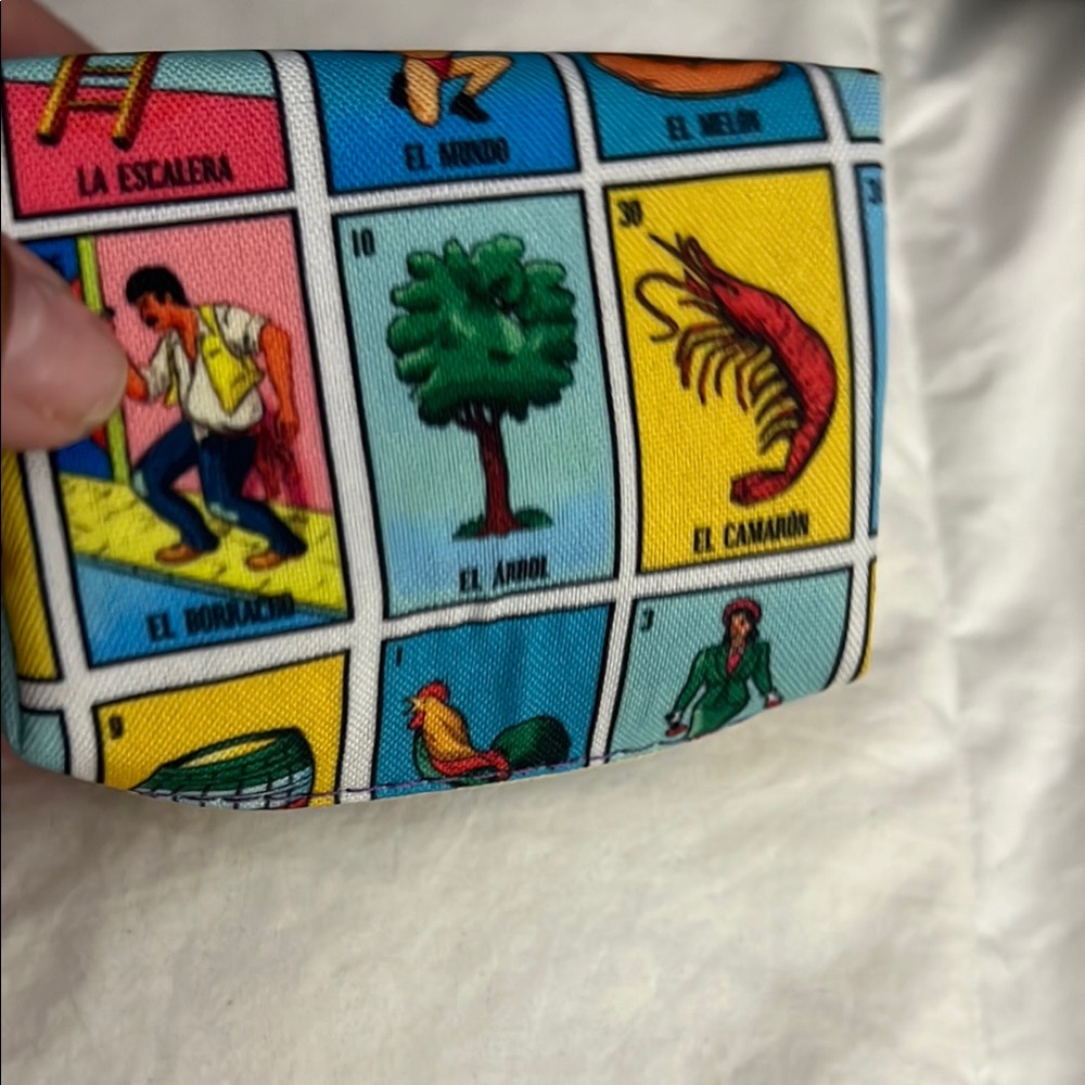 Colorful Lotería Print Pouch - Picture 8 of 10